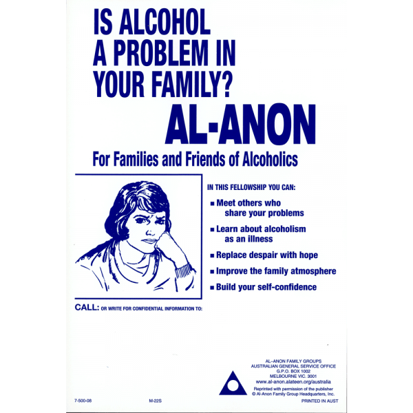 Al-Anon Woman poster (M-22)