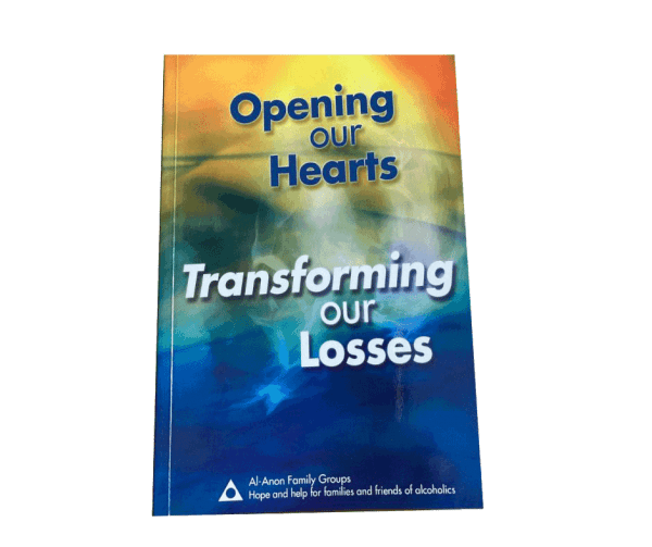Boook cover for "Opening our Hearts Transforming our Losses" (B-29)