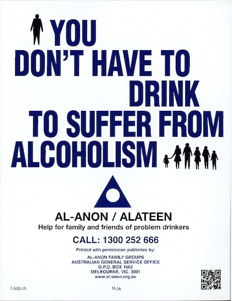 M-36 You Don't Have to Drink to... Alcoholism (poster)